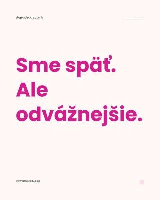 Sme späť. Ale odvážnejšie. Už nehovoríme len o menštruácii. Hovoríme aj o tom, čo používame. Niektoré produkty sa tvária...